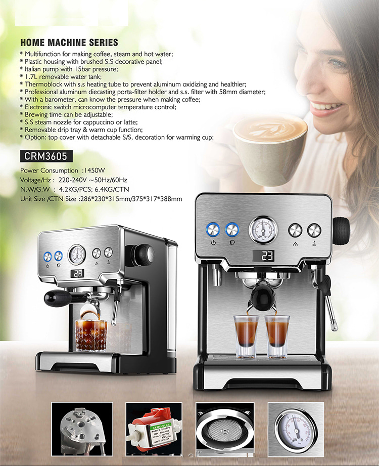 Koryaiko Philippine Gemilai Coffee Machine, Grinder, Espresso Machine